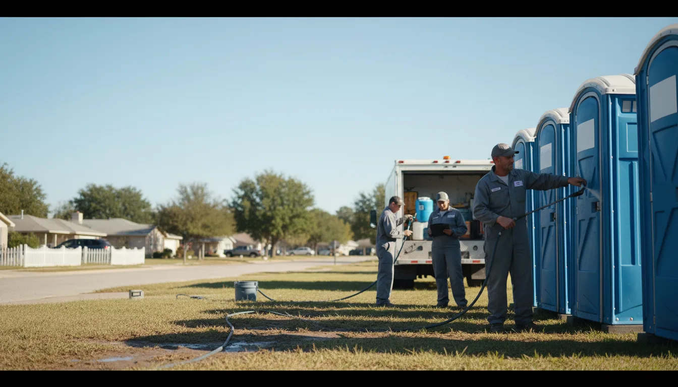 Long-Term Portable Toilet Rental in Hardaway, AL near me
